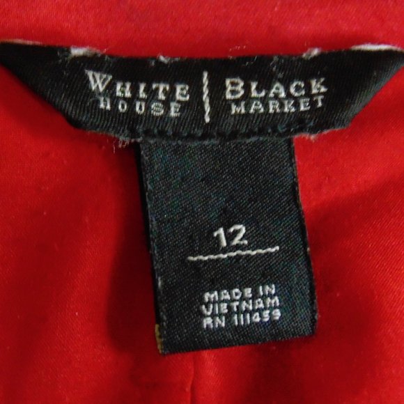 White House Black Market Scarlet Blazer - Picture 4 of 4